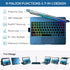 Typecase Touch Keyboard Case with Trackpad for iPad Air 5th Gen (10.9-inch, 2022): 360° Rotatable - 11 Colors Backlight - Wireless Keyboard with Pencil Holder for iPad Air 5th & 4th Gen